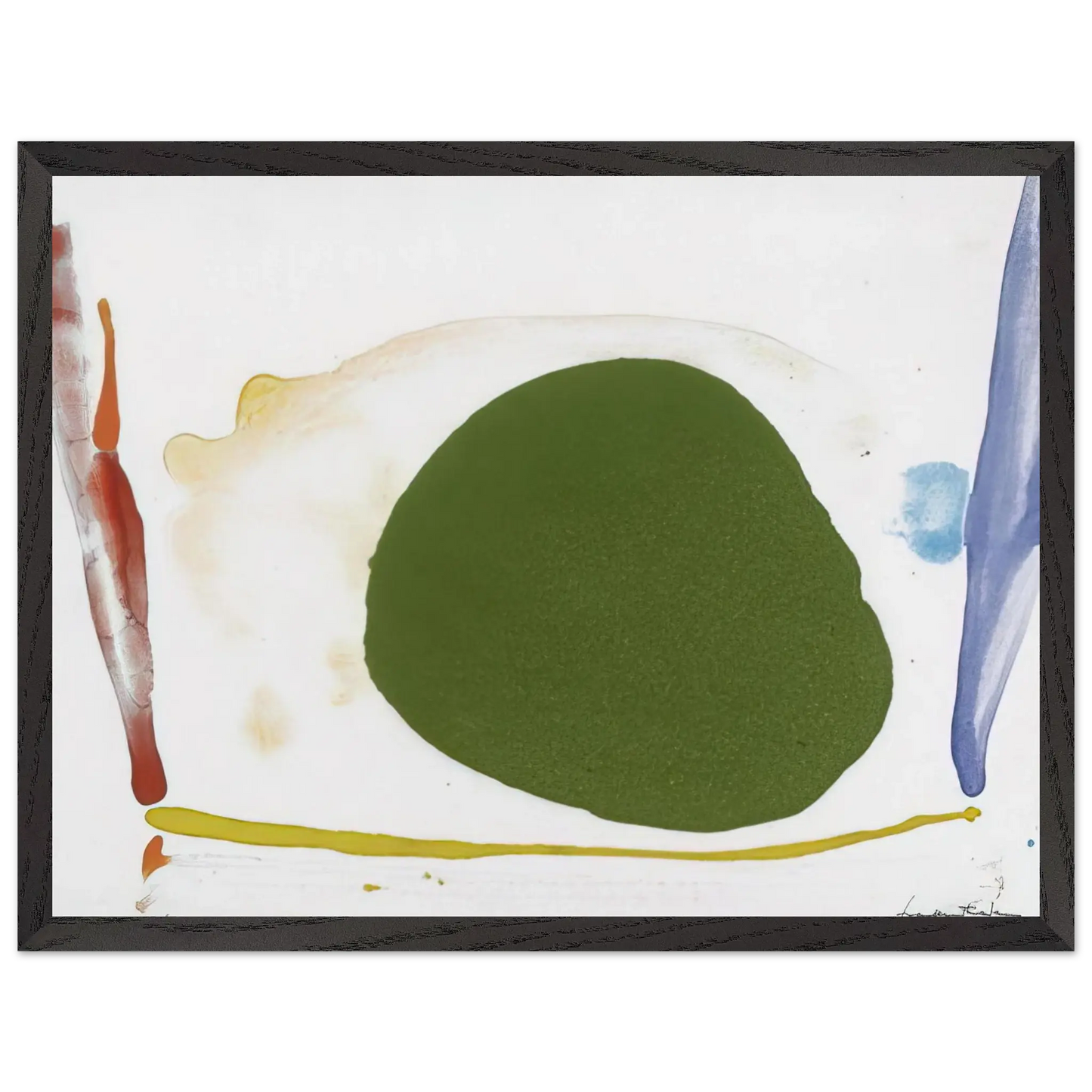 Helen Frankenthaler - Thanksgiving Day - 1973 Wall art - 75x100 cm / 30x40 Inches - Fine Art Poster - -