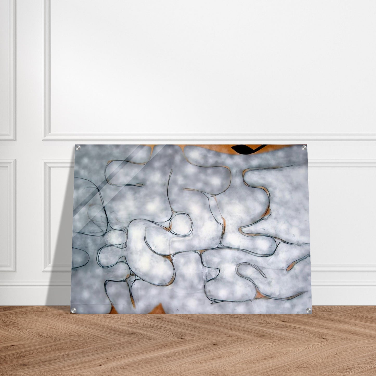 GREY SYMPHONY 1975 - Victor Pasmore Acrylic Print - 70x100 cm / 28x40″ inches | Victor Pasmore Wall Art | Victor Pasmore Prints