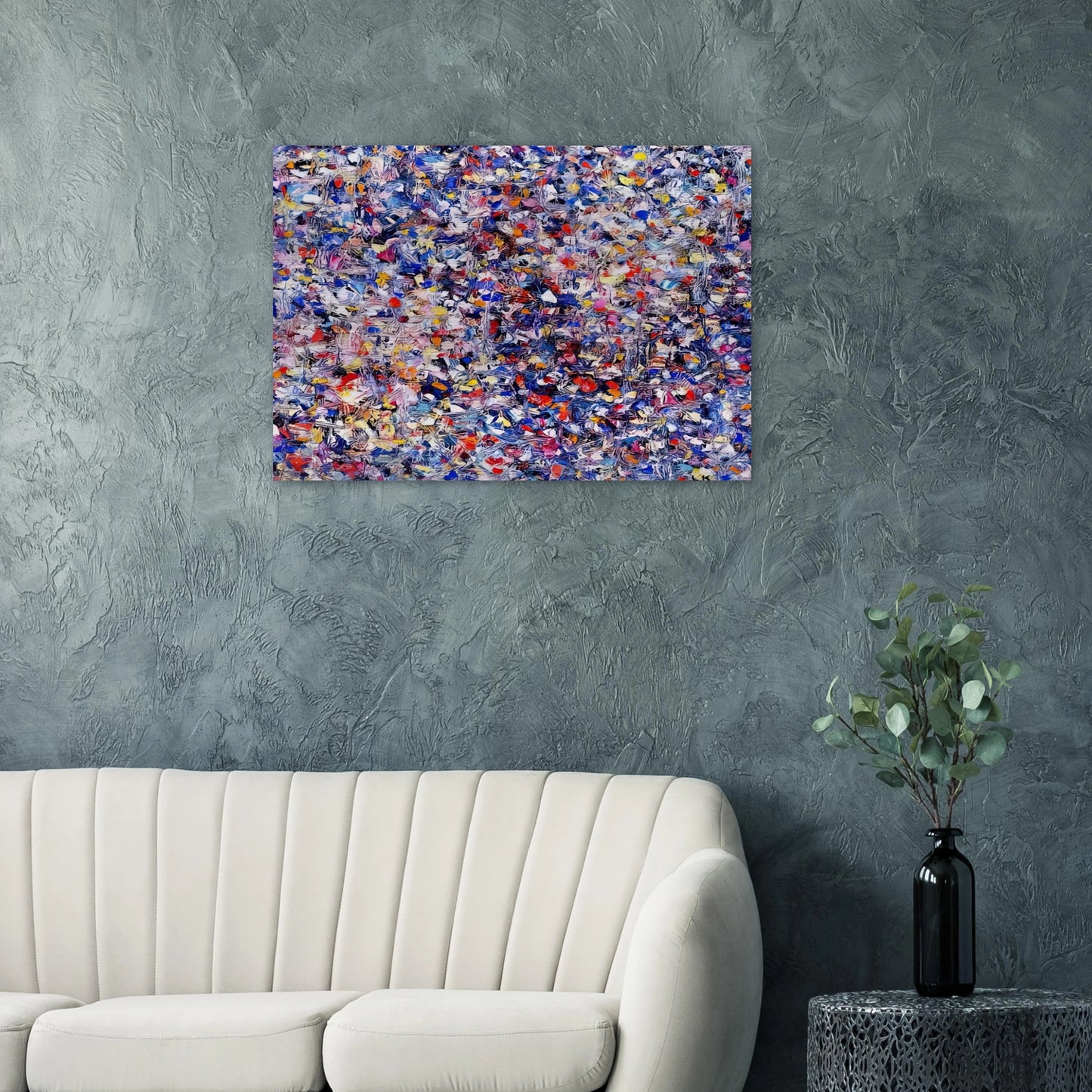 Shellflower - Lee Krasner Brushed Aluminum Print - 70x100 cm / 28x40 inches | Lee Krasner Aluminum Print | Lee Krasner Prints