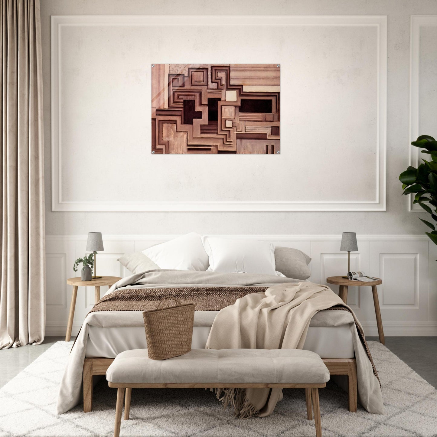 Two grays II - Frantisek Kupka Acrylic Print - 70x100 cm / 28x40″ inches | Frantisek Kupka Wall Art | Frantisek Kupka Prints