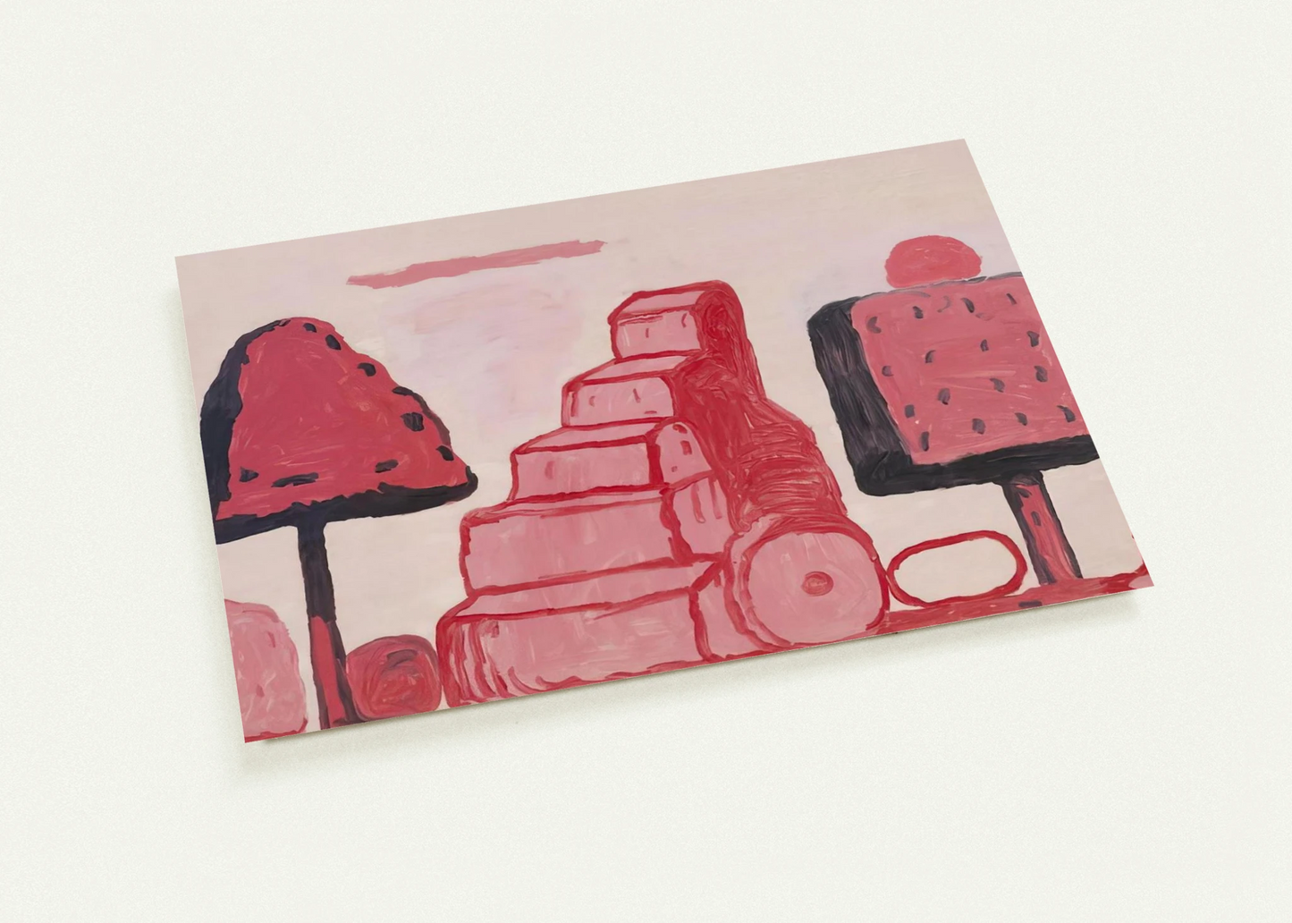 BOX TREE ROME By Philip Guston Pack of 10 Post Cards | Philip Guston Post Cards | A6 (10.5 x 14.8 cm) - 4.1 x 5.8 inches