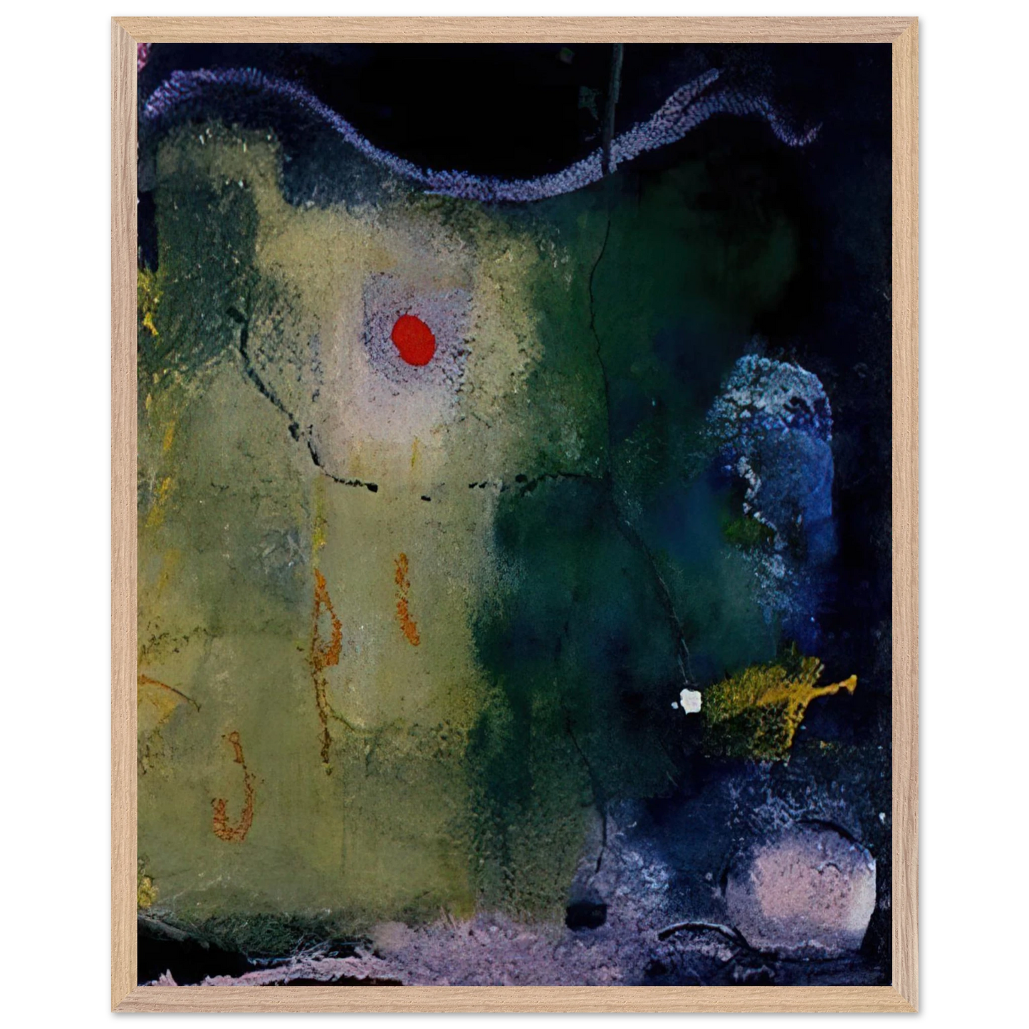 Helen Frankenthaler - The Other Side of the Moon - 1995 Wall art - 40x50 cm / 16x20 inches - Fine Art Poster-canvas - -
