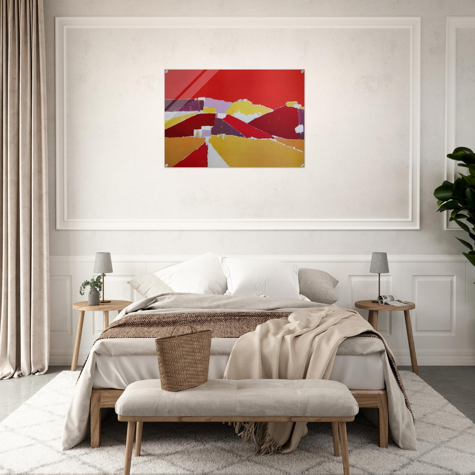 Agrigente - 1953 - Nicolas de Stael Acrylic Print - 70x100 cm / 28x40″ inches