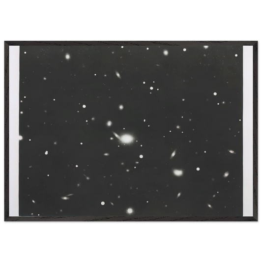 GALAXY 1975 - Vija Celmins 70x100 cm / 28x40 inches Framed Art Print – Black Wooden Frame