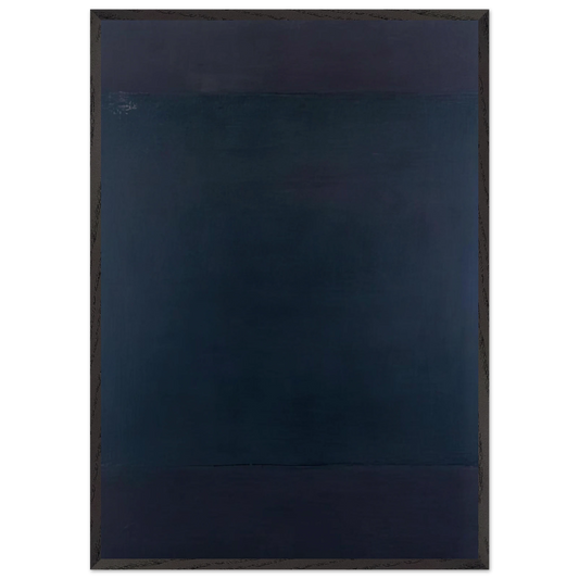 No 5 - 1964 - Mark Rothko 70x100 cm / 28x40 inches Framed Art Print – Black Wooden Frame