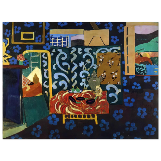 Henri Matisse - STILL LIFE WITH AUBERGINES 1911  75x100 cm / 30x40inches Fine Art Poster