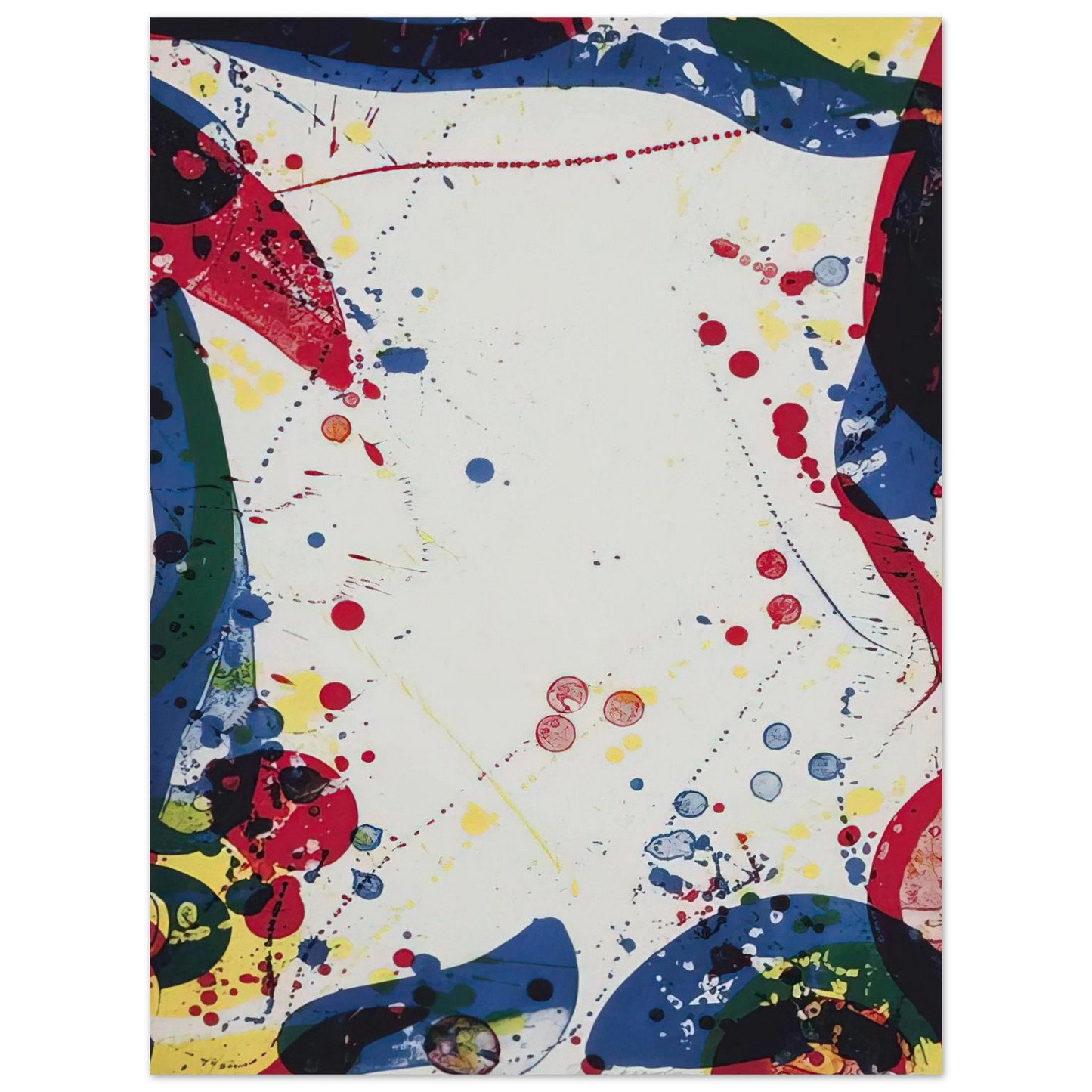 Sam Francis - Sulfur Water  75x100 cm / 30x40inches Fine Art Poster