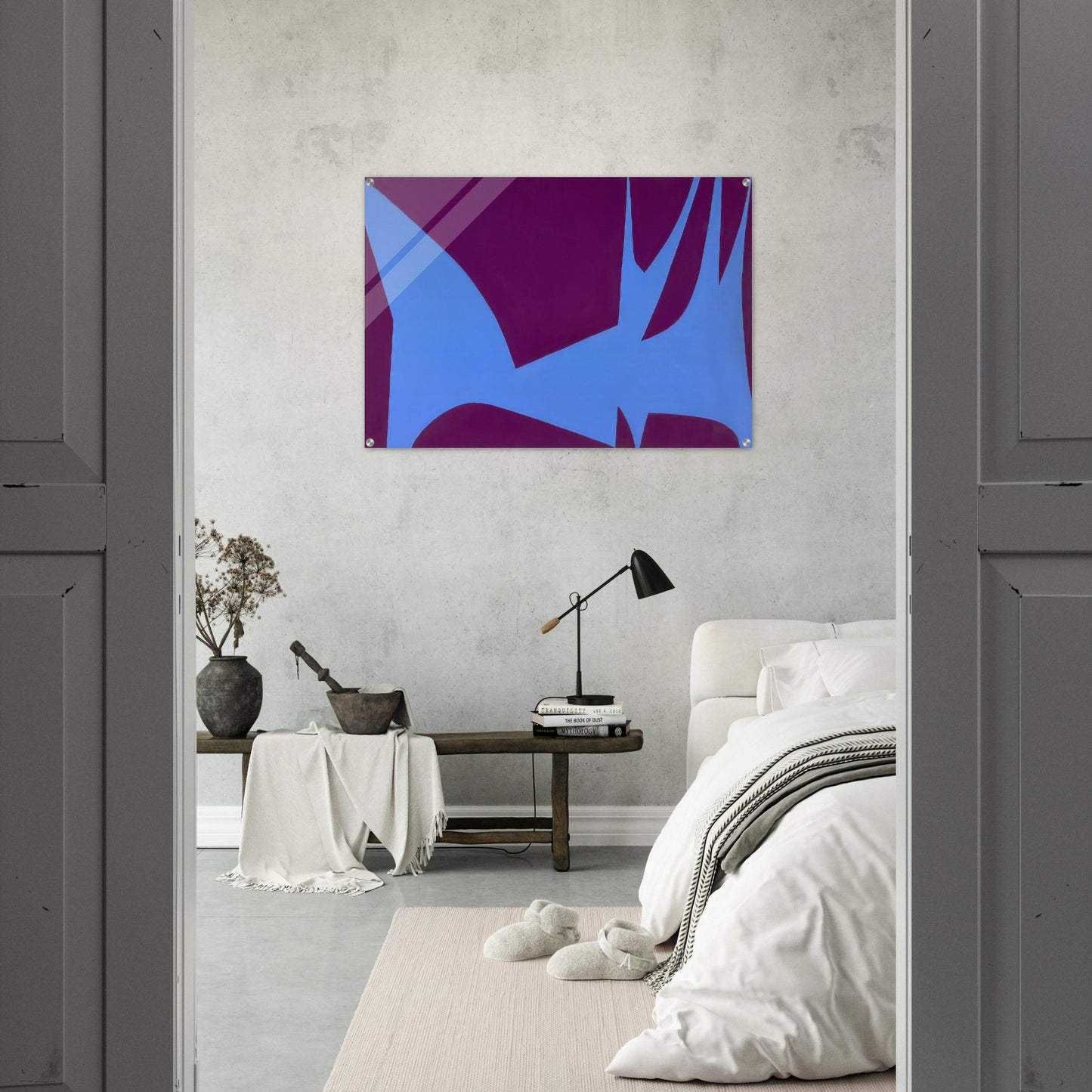 Magical Space Forms - 1951 - Lorser Feitelson Acrylic Print - 70x100 cm / 28x40″ inches