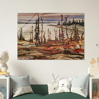 Wilderness, Deese Bay - Art Nouveau Modern - A.Y. Jackson Acrylic Print - 70x100 cm / 28x40″ inches