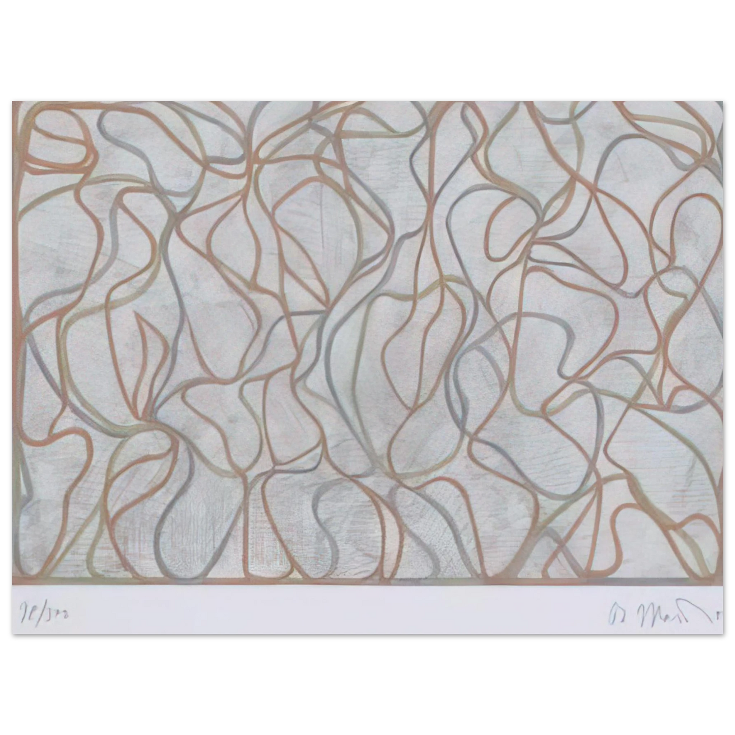Brice Marden - Distant Muses - 2000  75x100 cm / 30x40inches Fine Art Poster