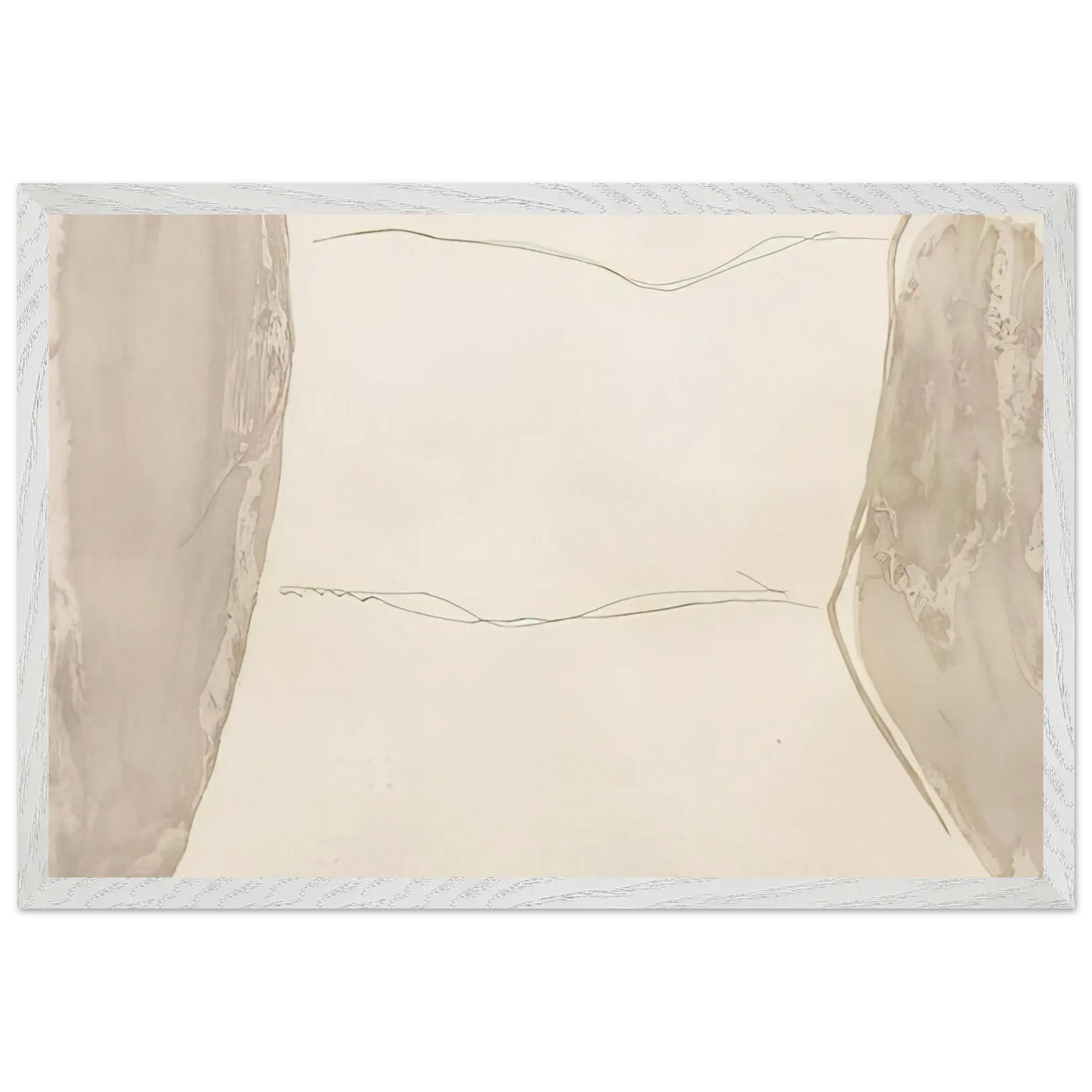 Helen Frankenthaler - Ponti - 1973 Wall art - 20x25 cm / 8x10 Inches - Premium Wooden Framed Poster With Fine Art Paper - Black frame