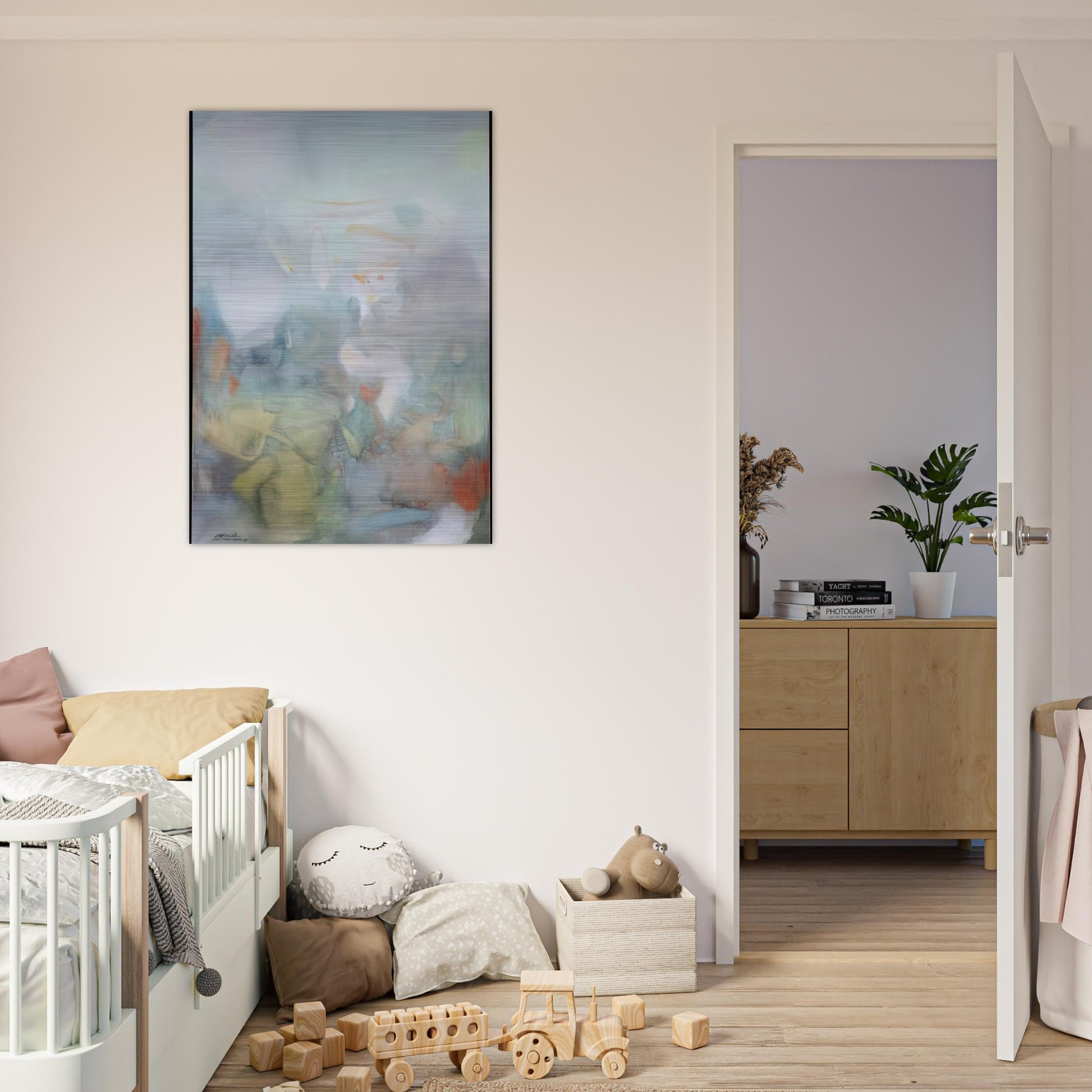 2 F VRIER 1986 - Chu teh Chun Brushed Aluminum Print - 70x100 cm / 28x40 inches | Chu teh Chun Aluminum Print | Chu teh Chun Prints