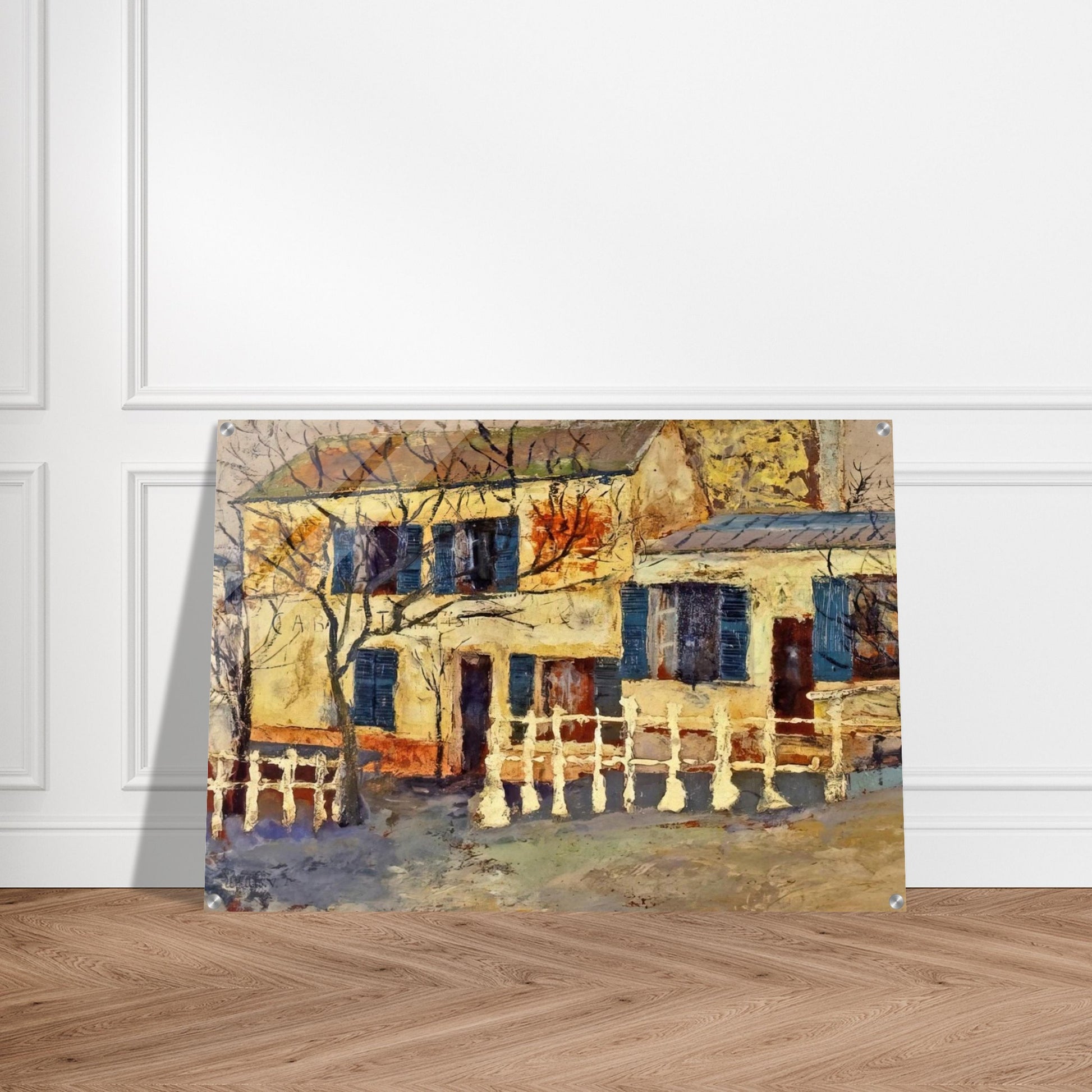 LAPIN AGILE 1 - Maurice Utrillo Acrylic Print - 70x100 cm / 28x40″ inches