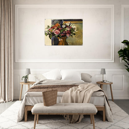 Flowers in a Vase - Paul Cézanne Acrylic Print - 70x100 cm / 28x40″ inches