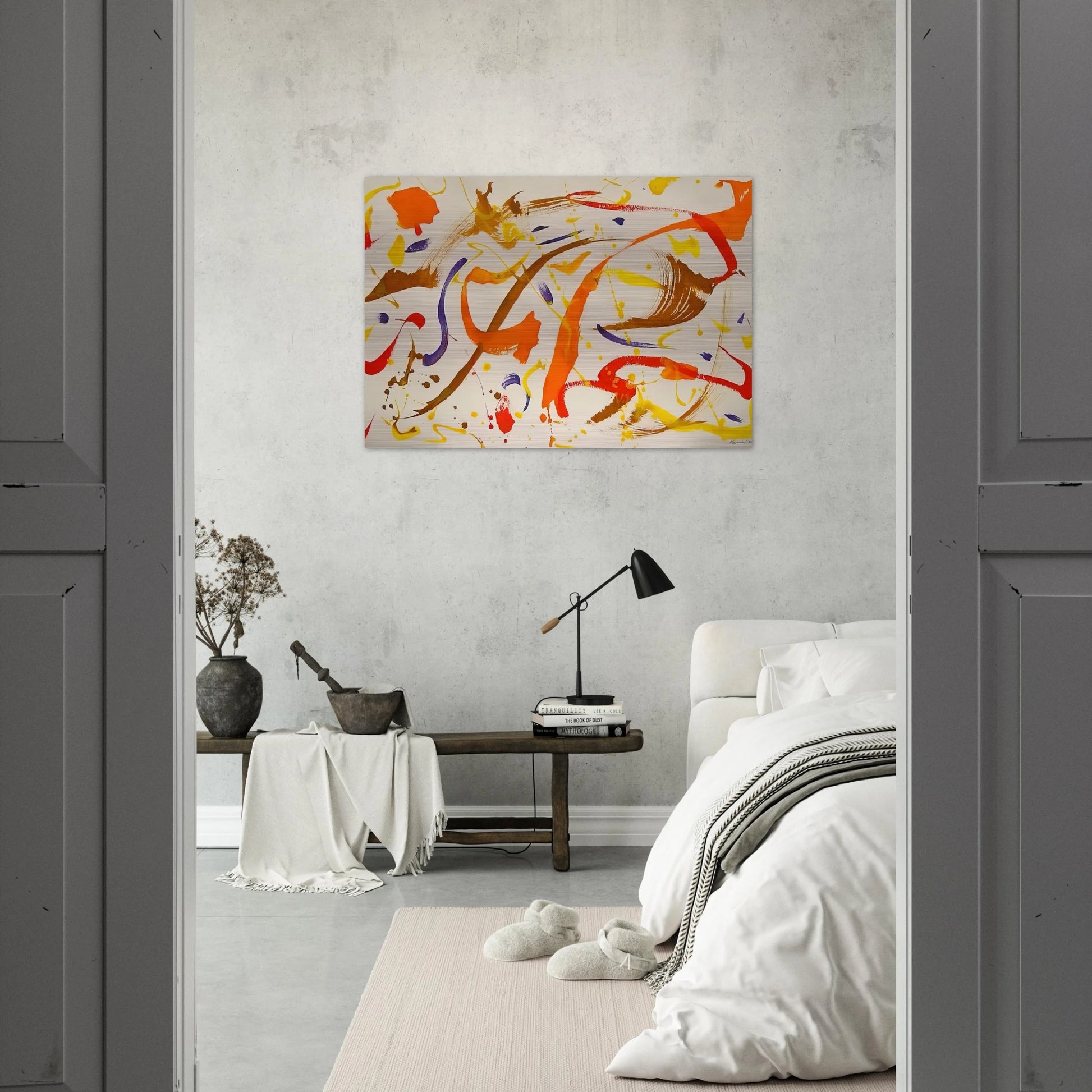 Untitled Abstract - 1975 - Alexander Liberman Brushed Aluminum Print - 70x100 cm / 28x40 inches | Alexander Liberman Aluminum Print | Alexander Liberman Prints