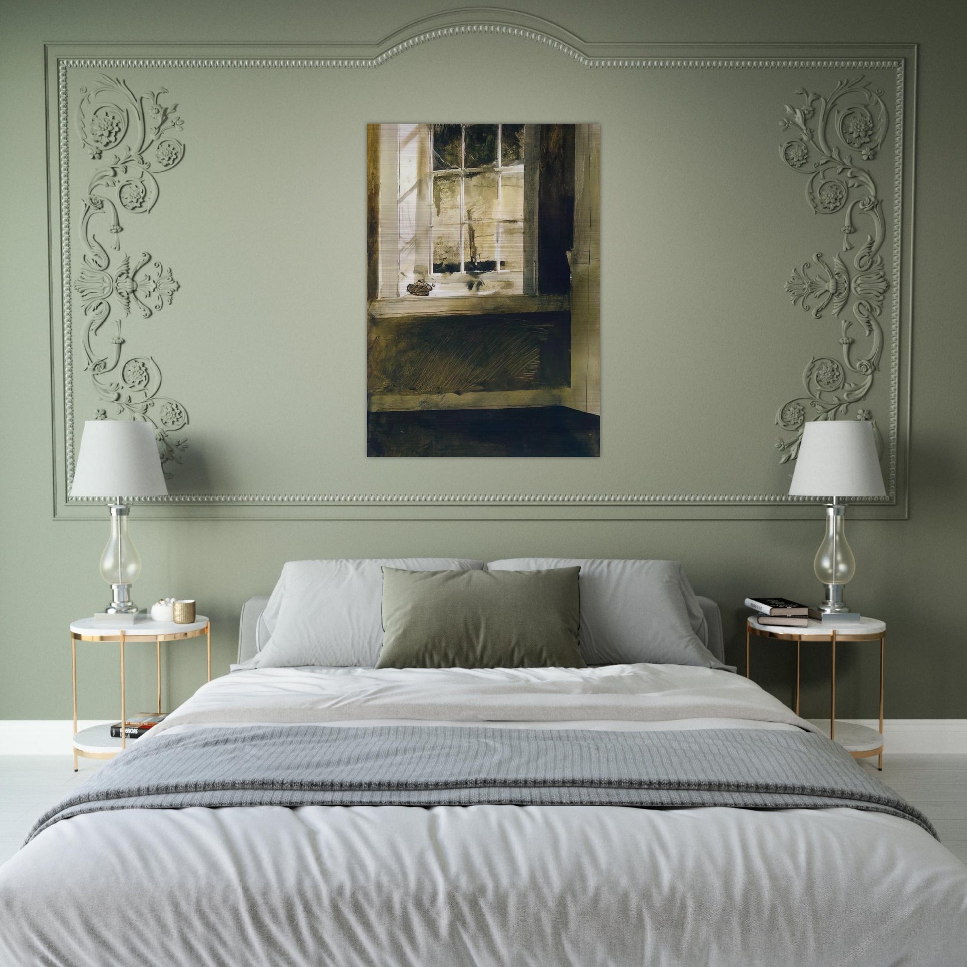 GROUNDHOG DAY 4 - Andrew Wyeth Brushed Aluminum Print - 70x100 cm / 28x40 inches | Andrew Wyeth Aluminum Print | Andrew Wyeth Prints