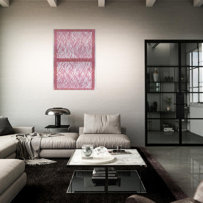 Segni rosa - 1967 - Carla Accardi Brushed Aluminum Print - 70x100 cm / 28x40 inches | Carla Accardi Aluminum Print | Carla Accardi Prints