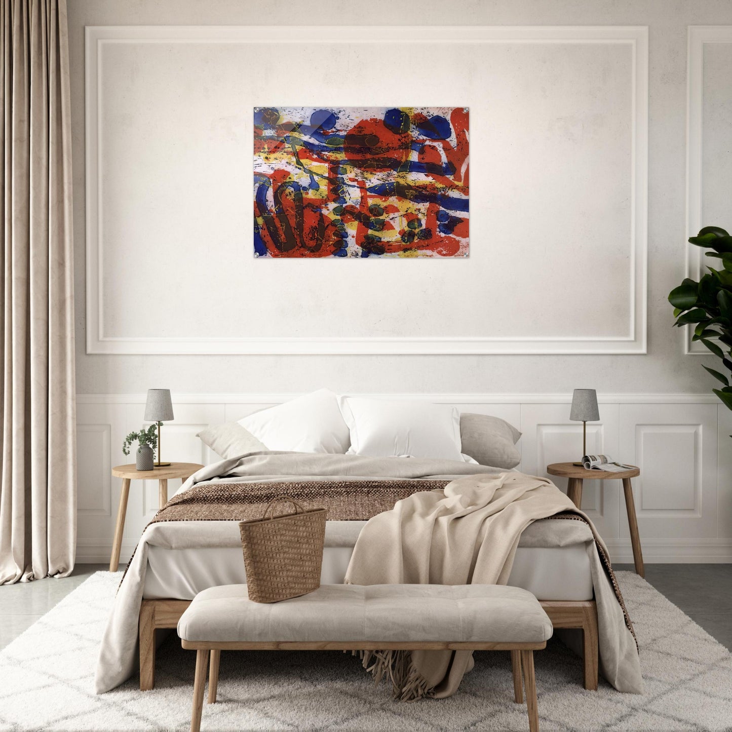 Untitled From The Brushwork Series - 1999 - Patrick Heron Acrylic Print - 70x100 cm / 28x40″ inches | Patrick Heron Wall Art | Patrick Heron Prints