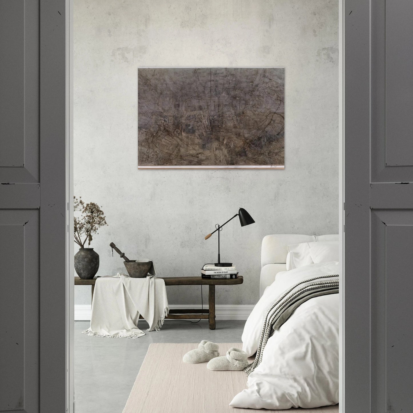 LILITH 1989 - Anselm Kiefer Brushed Aluminum Print - 70x100 cm / 28x40 inches | Anselm Kiefer Aluminum Print | Anselm Kiefer Prints