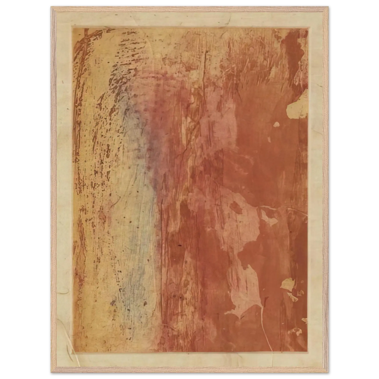 Helen Frankenthaler - Ganymede - 1978 Wall art - 50x70 cm / 20x28 Inches - Premium Wooden Framed Poster With Fine Art Paper - White frame