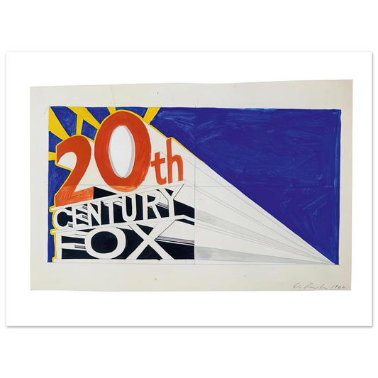 Edward Ruscha - TRADEMARK 3 1962  75x100 cm / 30x40inches Fine Art Poster