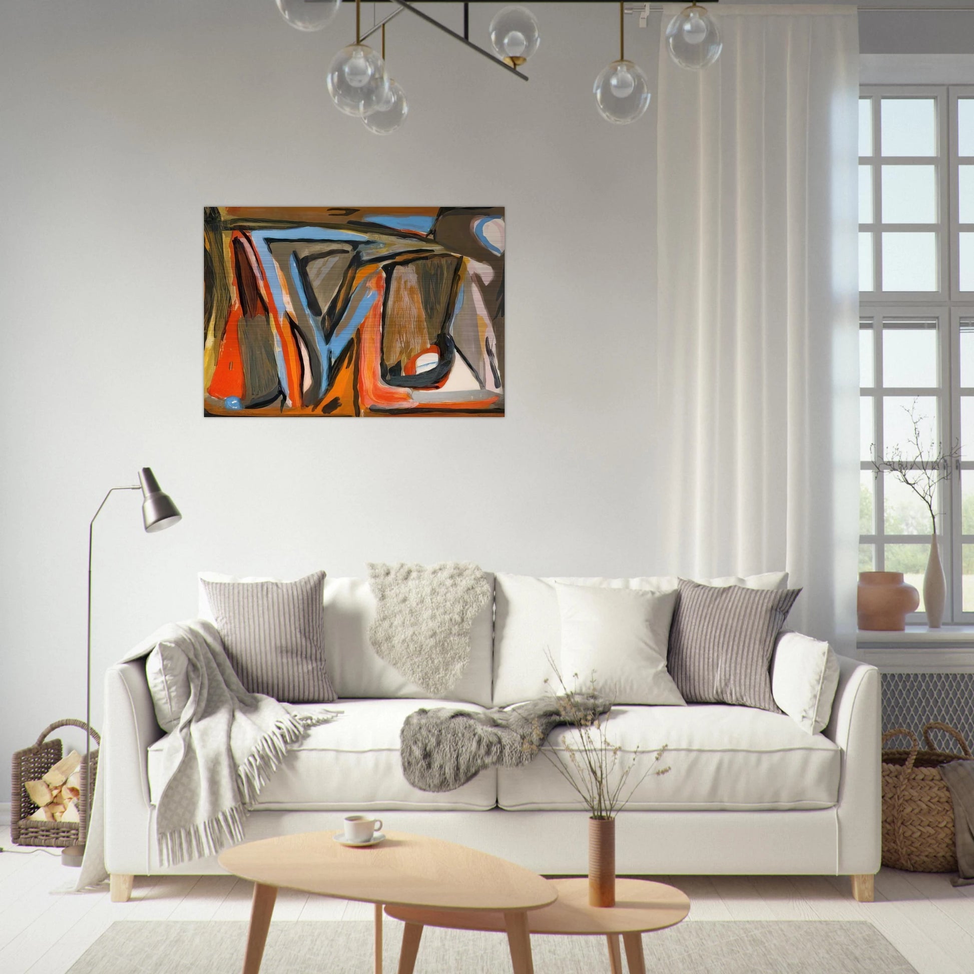 Le tout - 1978 - Bram van Velde Brushed Aluminum Print - 70x100 cm / 28x40 inches | Bram van Velde Aluminum Print | Bram van Velde Prints