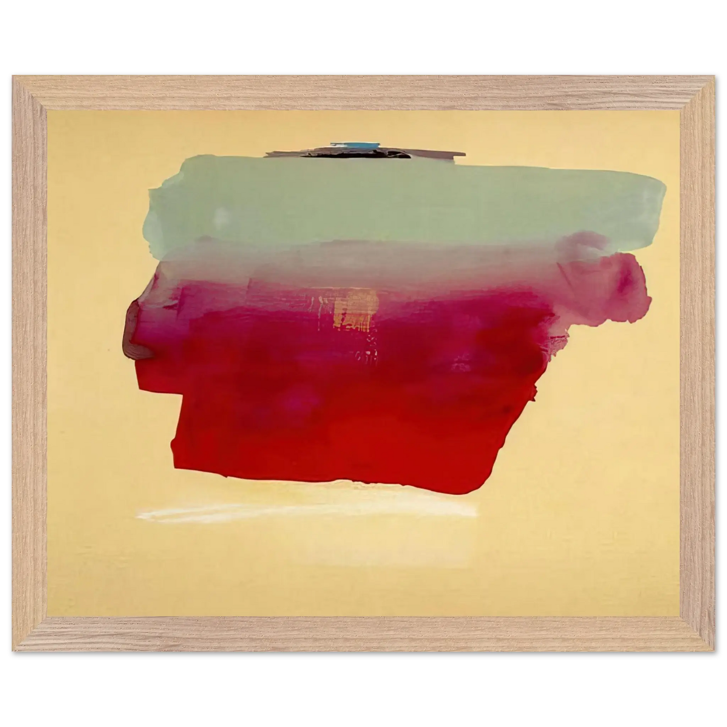 Helen Frankenthaler - Robinson s Wrap - 1974 Wall art - A3 (29.7 x 42  cm) - Premium Wooden Framed Poster With Fine Art Paper - Wood frame