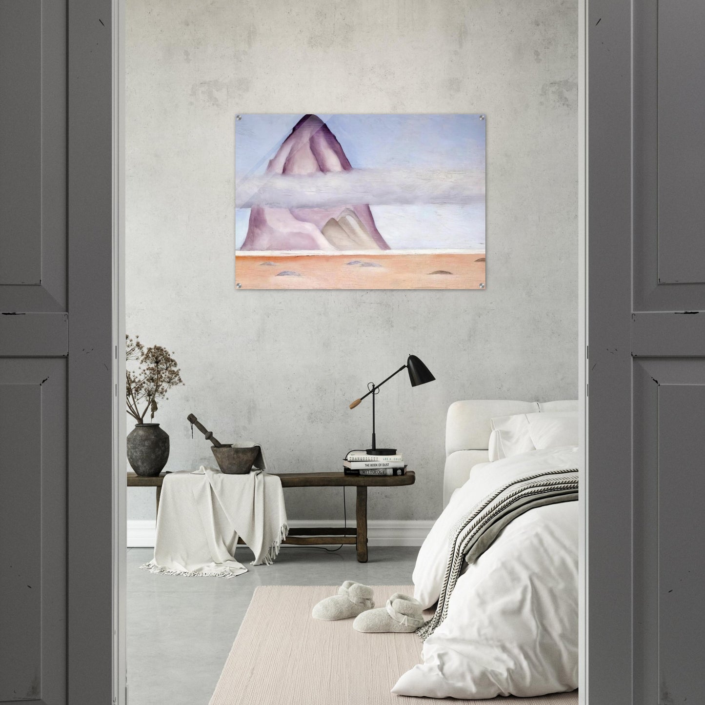 Misty - A Memory - Georgia O'Keeffe Acrylic Print - 70x100 cm / 28x40″ inches