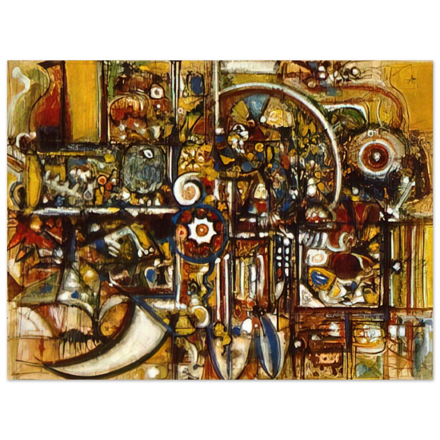 Richard Pousette-Dart - Opaque Harmony  75x100 cm / 30x40inches Fine Art Poster