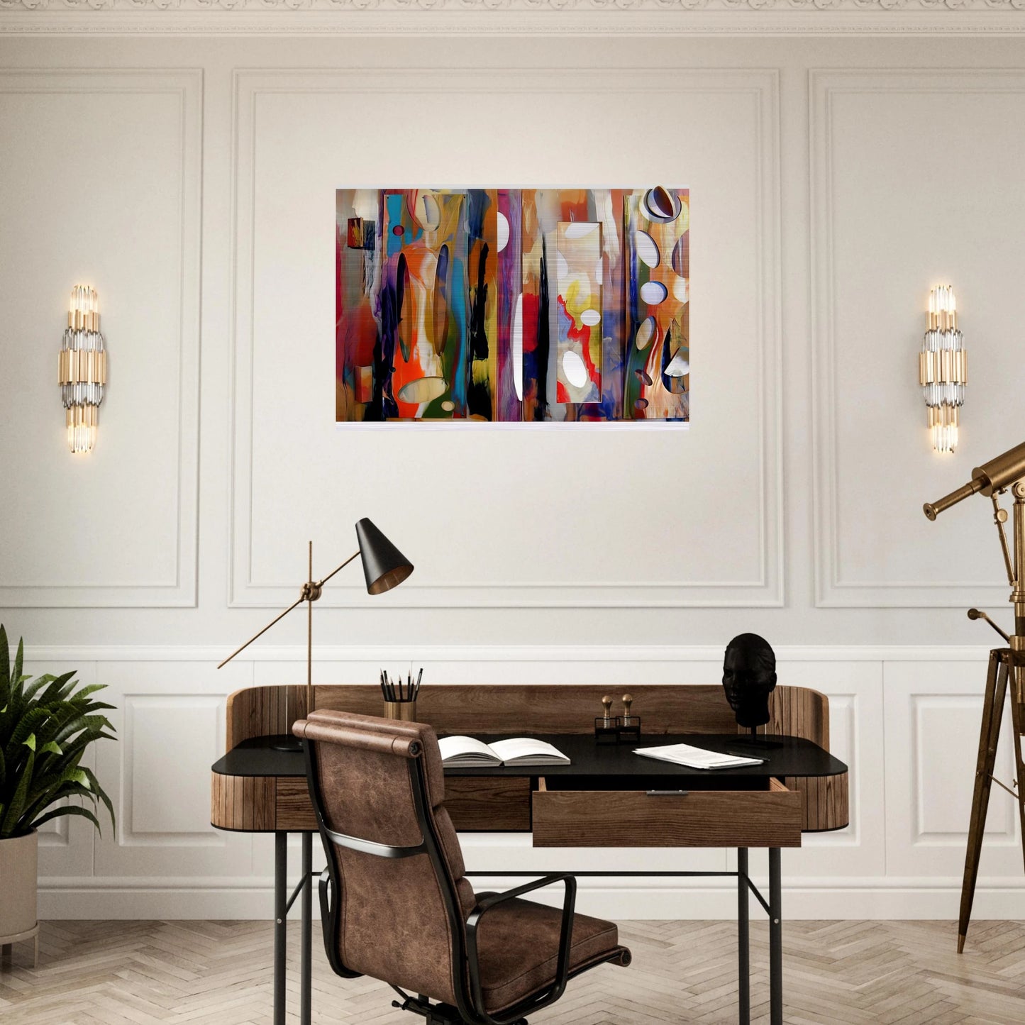 Tapestry - Sam Gilliam Brushed Aluminum Print - 70x100 cm / 28x40 inches | Sam Gilliam Aluminum Print | Sam Gilliam Prints