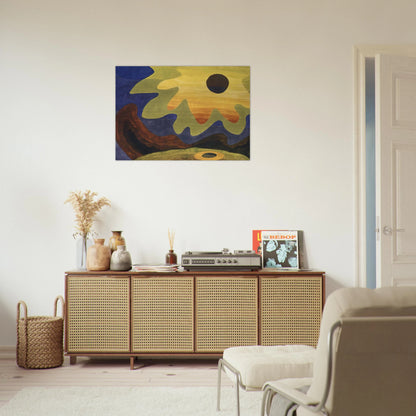 Sun - 1943 - Arthur Dove Brushed Aluminum Print - 70x100 cm / 28x40 inches | Arthur Dove Aluminum Print | Arthur Dove Prints