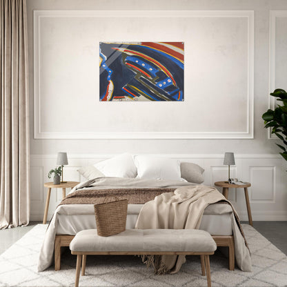 Gold Stopple Moonshot - 1972 - Betty Parsons Acrylic Print - 70x100 cm / 28x40″ inches