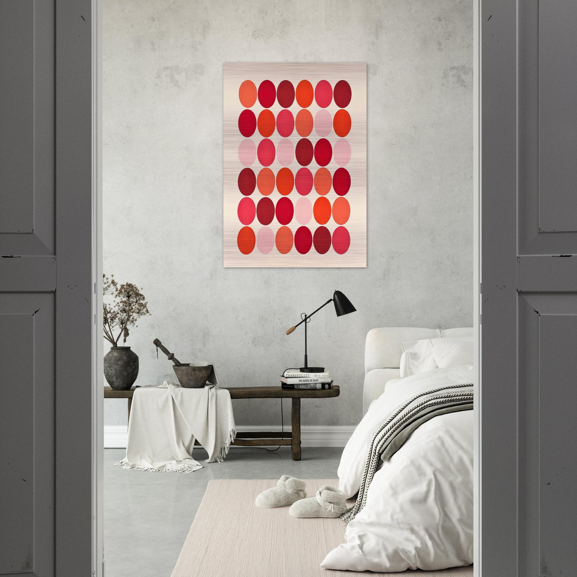 Red - 1966 - Thomas Downing Brushed Aluminum Print - 70x100 cm / 28x40 inches | Thomas Downing Aluminum Print | Thomas Downing Prints