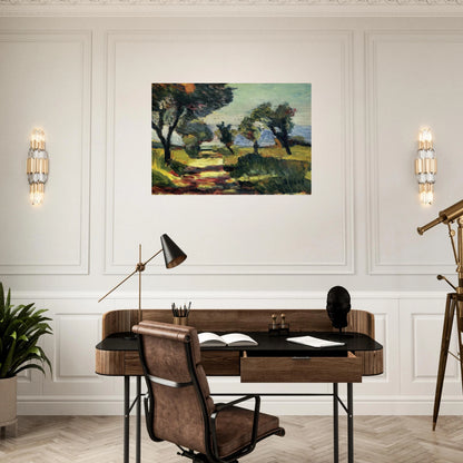 OLIVE TREES 1898 - Henri Matisse Brushed Aluminum Print - 70x100 cm / 28x40 inches | Henri Matisse Aluminum Print | Henri Matisse Prints