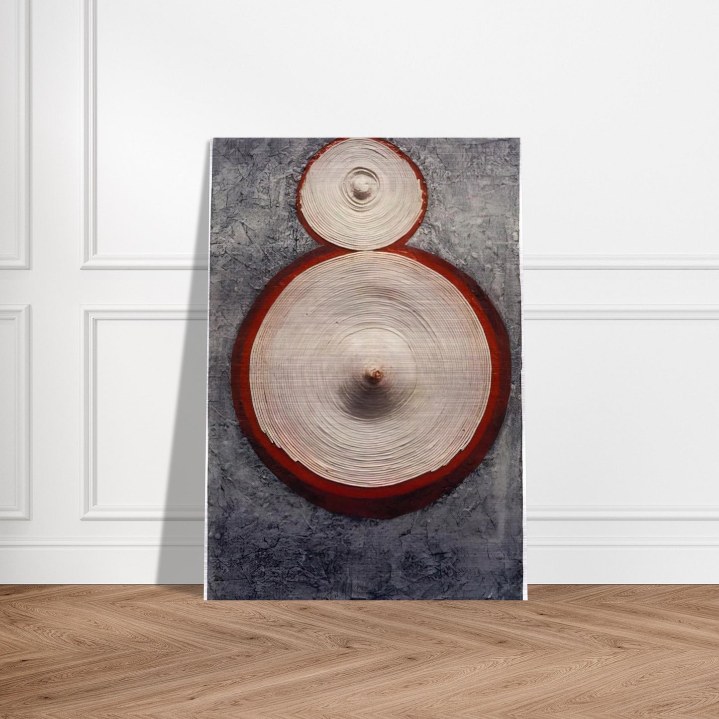 RINGAROUND AROSIE 1965 - Eva Hesse Brushed Aluminum Print - 70x100 cm / 28x40 inches | Eva Hesse Aluminum Print | Eva Hesse Prints