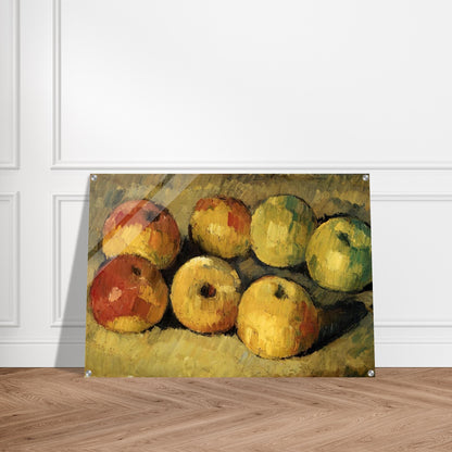 Apples - Paul Cézanne Acrylic Print - 70x100 cm / 28x40″ inches | Paul Cézanne Wall Art | Paul Cézanne Prints