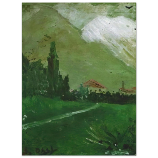 Salvador Dali - LANDSCAPE NEAR FIGUERAS  75x100 cm / 30x40inches Fine Art Poster