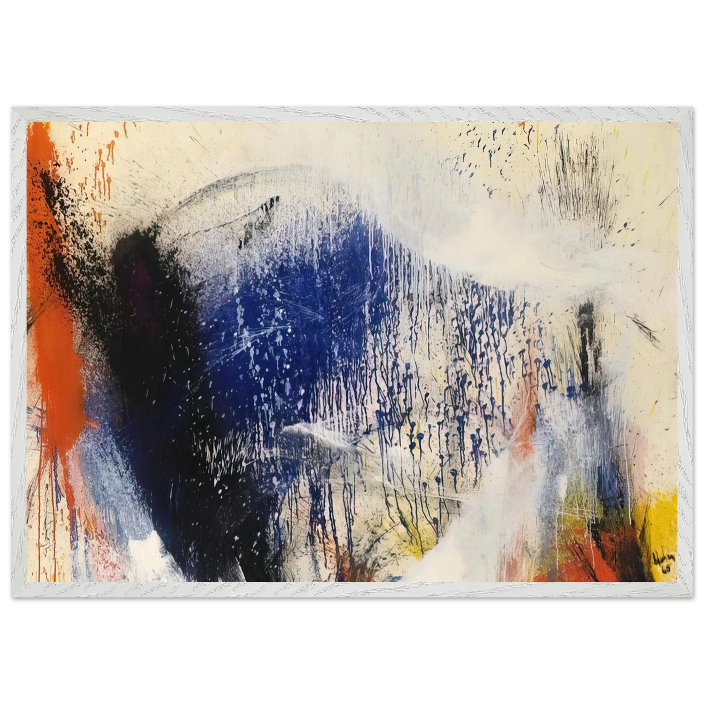 Helen Frankenthaler - Untitled - 1960 Wall art - A3 (29.7 x 42  cm) - Fine Art Poster-canvas - -