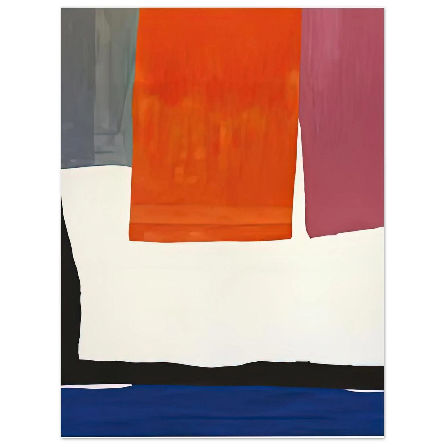 Helen Frankenthaler - The Human Edge, 1967- Wall Art - 21x29.7 cm / 8x12" - Fine Art Poster-canvas - -
