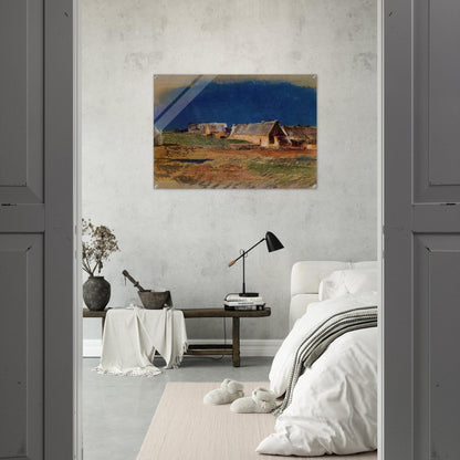 LANDSCAPE IN BRITTANY PEYRELEBADE - Odilon Redon Acrylic Print - 70x100 cm / 28x40″ inches