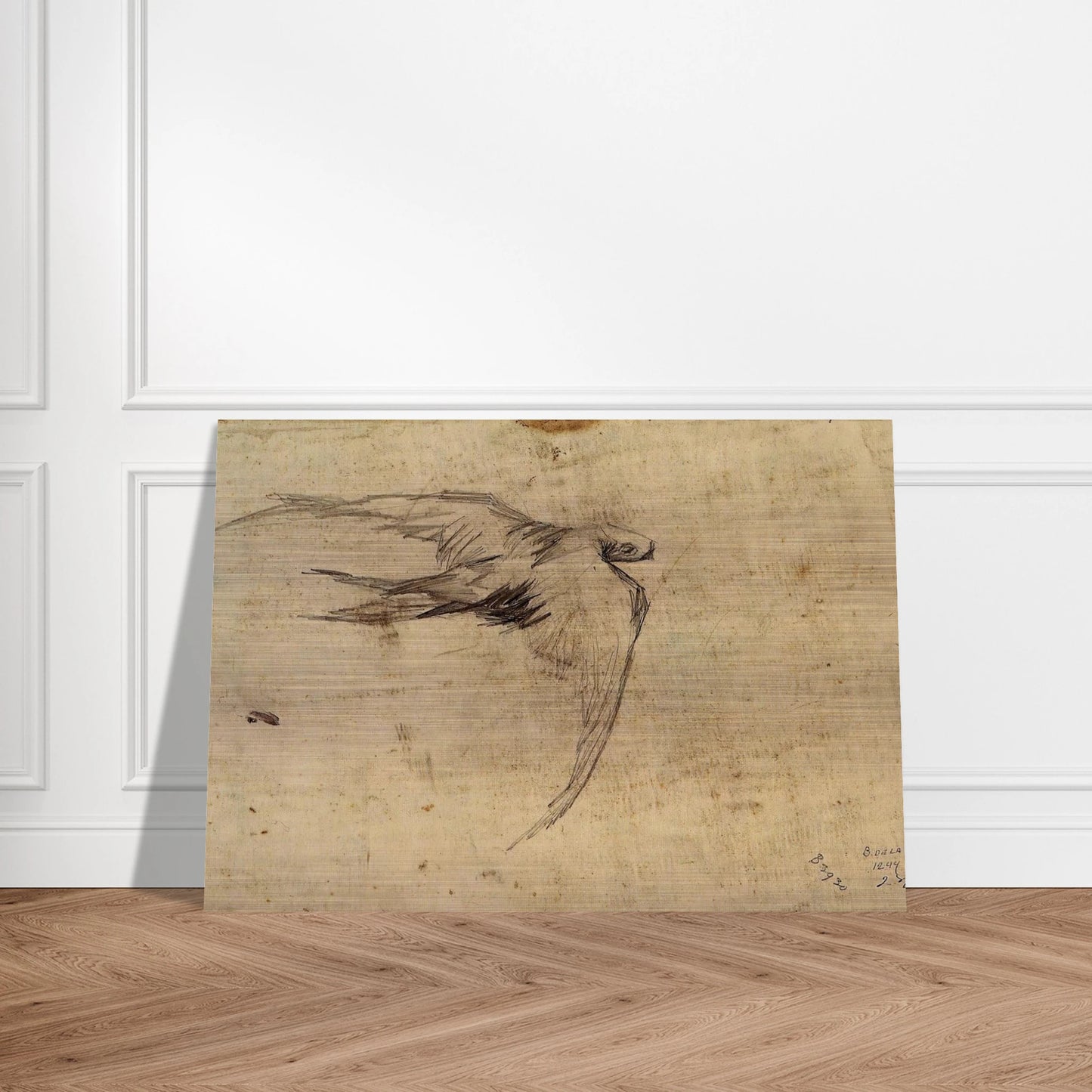 Swift - Vincent van Gogh Brushed Aluminum Print - 70x100 cm / 28x40 inches | Vincent van Gogh Aluminum Print | Vincent van Gogh Prints