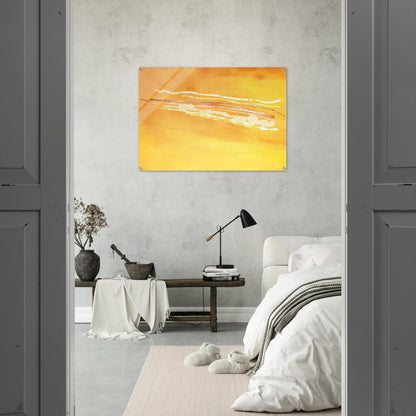 Spirit in the Sky - 1969 - Ronnie Landfield Acrylic Print - 70x100 cm / 28x40″ inches