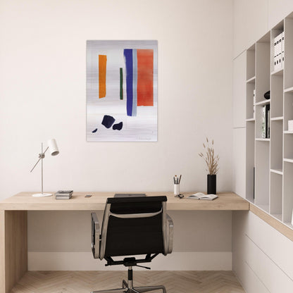 UNTITLED 1978 - Esteban Vicente Brushed Aluminum Print - 70x100 cm / 28x40 inches | Esteban Vicente Aluminum Print | Esteban Vicente Prints