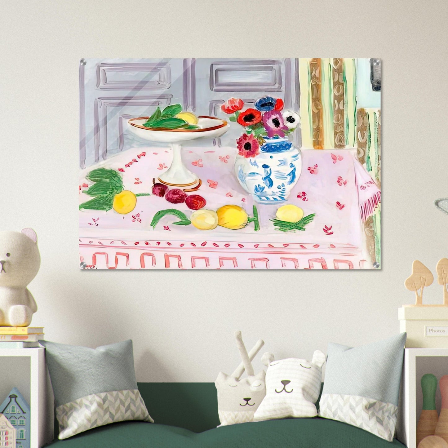THE PINK TABLECLOTH 1925 - Henri Matisse Acrylic Print - 70x100 cm / 28x40″ inches | Henri Matisse Wall Art | Henri Matisse Prints