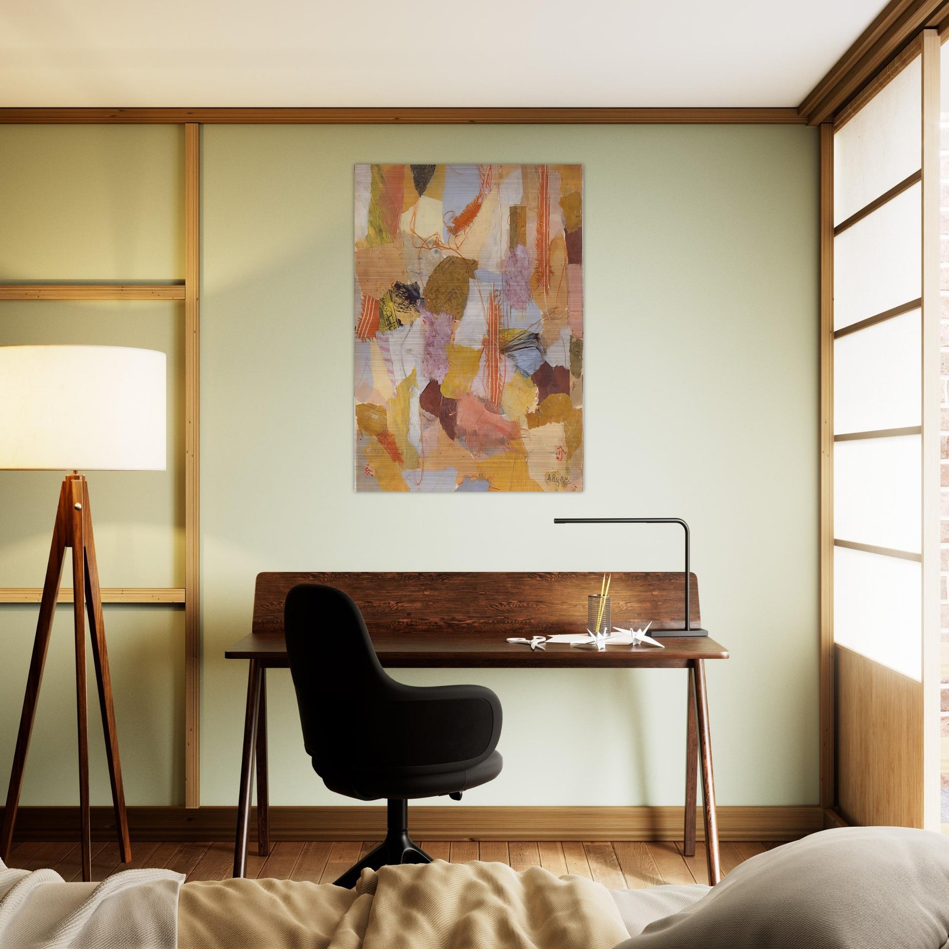 Number 650 - 1953 - Anne Ryan Brushed Aluminum Print - 70x100 cm / 28x40 inches | Anne Ryan Aluminum Print | Anne Ryan Prints