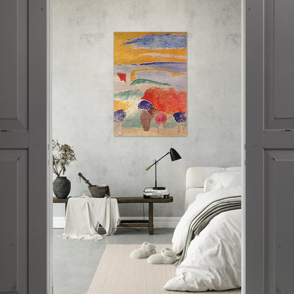OPEN WINDOW AT TANGIER 1913 - Henri Matisse Brushed Aluminum Print - 70x100 cm / 28x40 inches | Henri Matisse Aluminum Print | Henri Matisse Prints