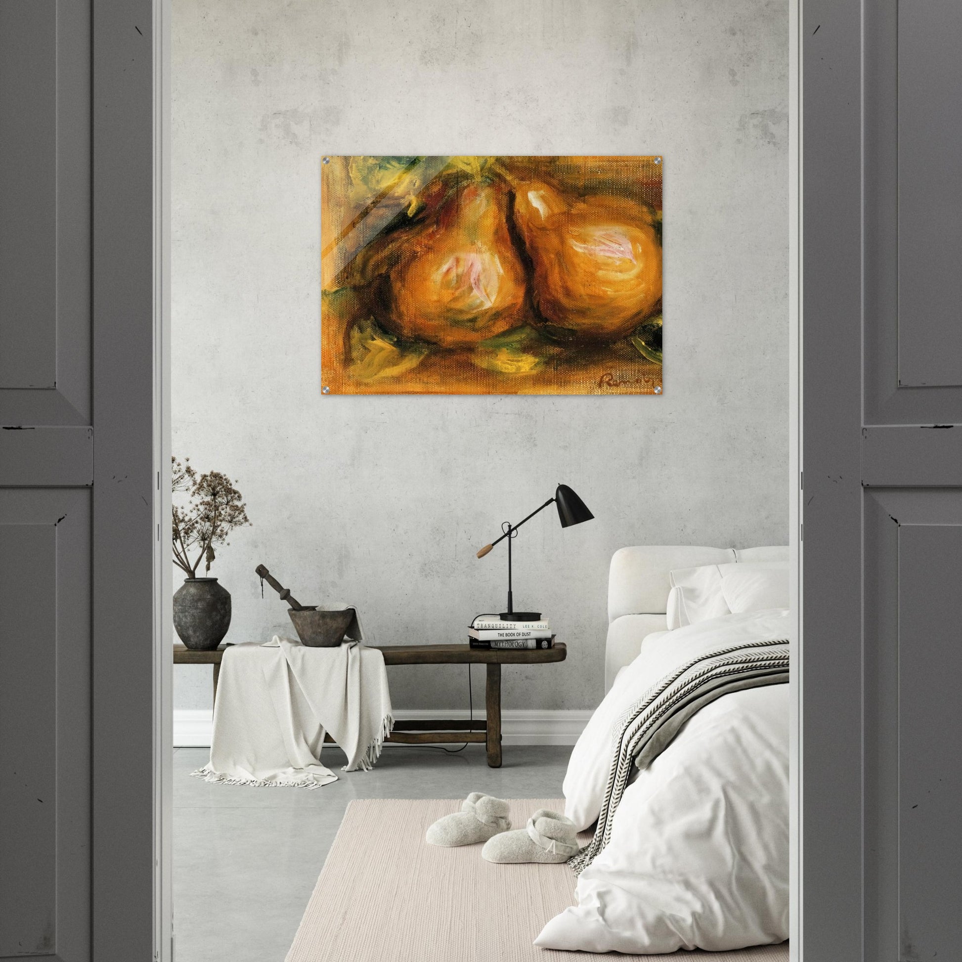 Pears - Pierre-Auguste Renoir Acrylic Print - 70x100 cm / 28x40″ inches | Pierre-Auguste Renoir Wall Art | Pierre-Auguste Renoir Prints