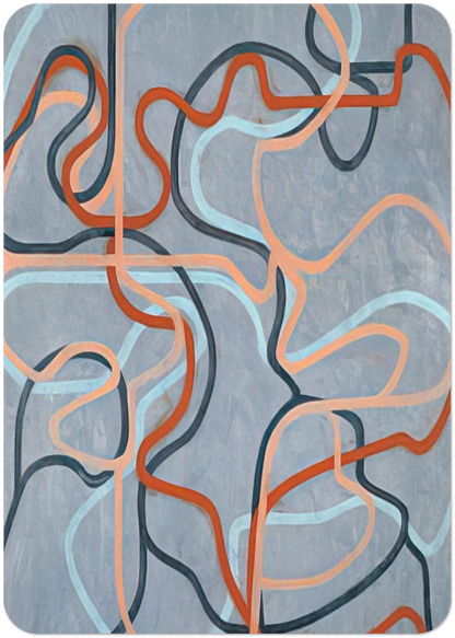 Epitaph Painting 5 - 2001 By Brice Marden Pack of 10 Post Cards | Brice Marden Post Cards | A6 (10.5 x 14.8 cm) - 4.1 x 5.8 inches