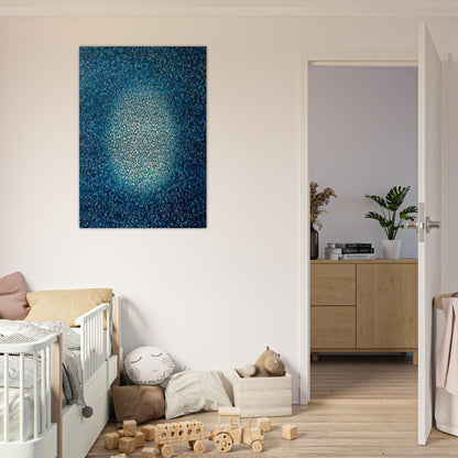 Blue Prescence - Richard Pousette-Dart Brushed Aluminum Print - 70x100 cm / 28x40 inches | Richard Pousette-Dart Aluminum Print | Richard Pousette-Dart Prints