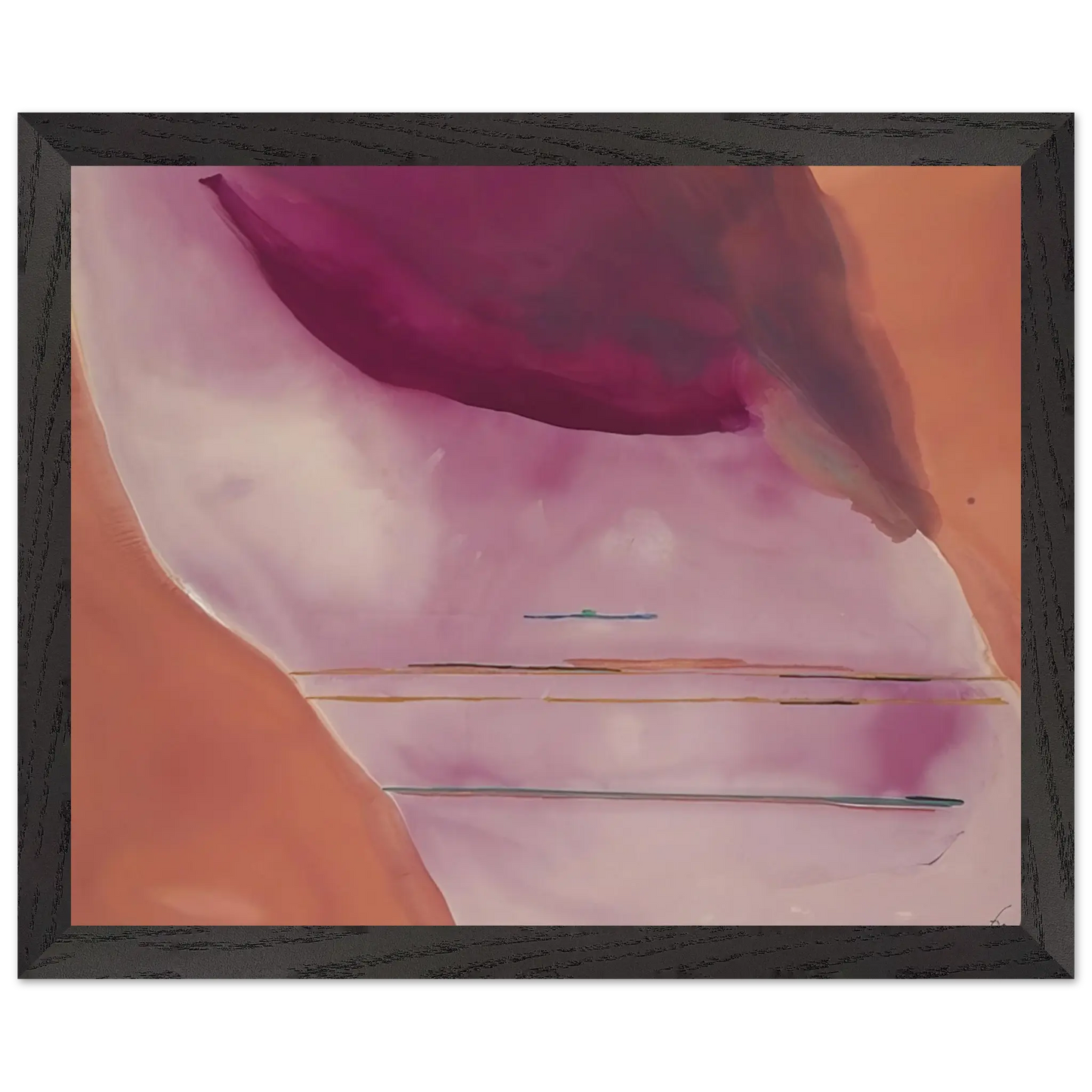 Helen Frankenthaler - Pendulum - 1972 Wall art - 15x20 cm / 6x8 Inches - Fine Art Poster - -